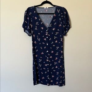 GAP Floral Navy Dress